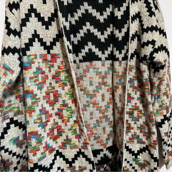 NWOT Aztec Print by Debut Long Cardigan/Duster Size Medium - Picture 3 of 8